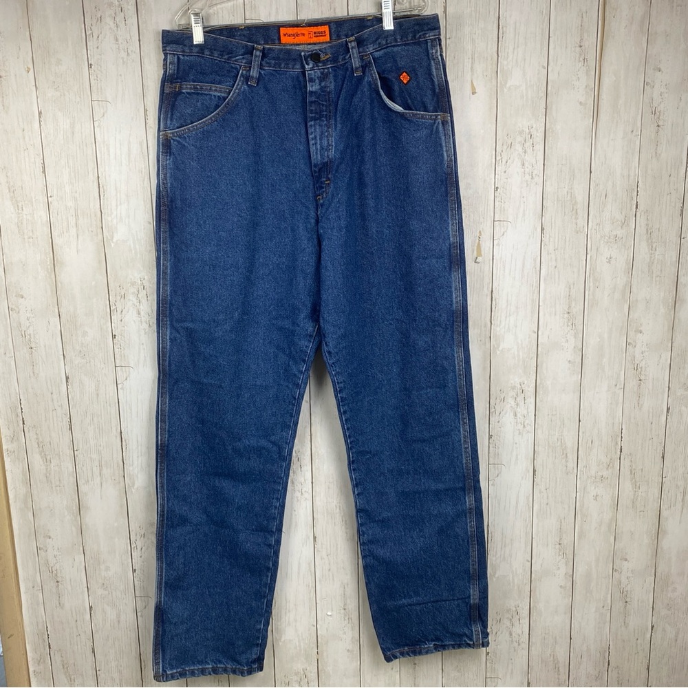Wrangler FR Riggs Workwear Jeans 38x34 Flame Resistant Work Denim Pants
